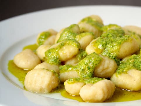 Gnocchi with pesto